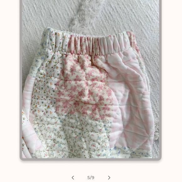 Sunkissed Coconut Quilted Pastel Joggers - Picture 5 of 7